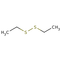 2d structure of (ethyldisulfanyl)ethane
