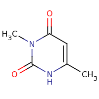 2d structure of 3,6-dimethyl-1,2,3,4-tetrahydropyrimidine-2,4-dione