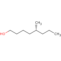 2d structure of (5R)-5-methyloctan-1-ol
