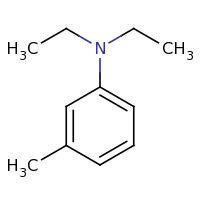 2d structure of N,N-diethyl-3-methylaniline