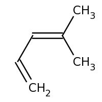 2d structure of 4-methylpenta-1,3-diene
