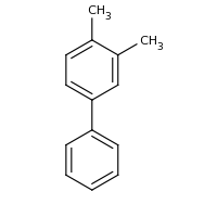2d structure of 1,2-dimethyl-4-phenylbenzene