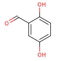 2d structure of 2,5-dihydroxybenzaldehyde