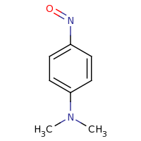2d structure of N,N-dimethyl-4-nitrosoaniline