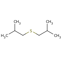 2d structure of 2-methyl-1-[(2-methylpropyl)sulfanyl]propane