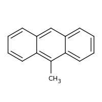 2d structure of 9-methylanthracene