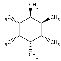 2d structure of 1,2,3,4,5,6-hexamethylcyclohexane