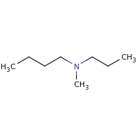2d structure of butyl(methyl)propylamine