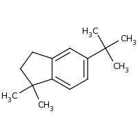 2d structure of 5-tert-butyl-1,1-dimethyl-2,3-dihydro-1H-indene
