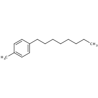 2d structure of 1-methyl-4-octylbenzene