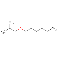 2d structure of 1-(2-methylpropoxy)hexane