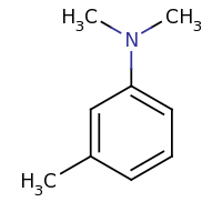 2d structure of N,N,3-trimethylaniline