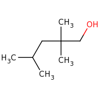 2d structure of 2,2,4-trimethylpentan-1-ol