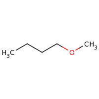 2d structure of 1-methoxybutane