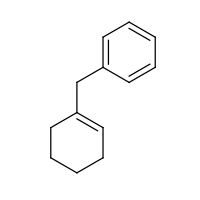2d structure of (cyclohex-1-en-1-ylmethyl)benzene