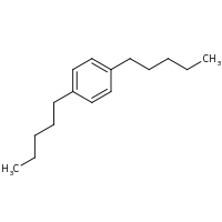 2d structure of 1,4-dipentylbenzene