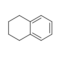2d structure of 1,2,3,4-tetrahydronaphthalene