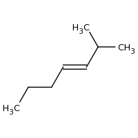2d structure of (3E)-2-methylhept-3-ene