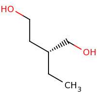 2d structure of (2R)-2-ethylbutane-1,4-diol