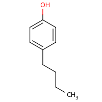 2d structure of 4-butylphenol