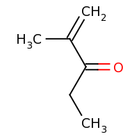 2d structure of 2-methylpent-1-en-3-one