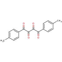 2d structure of 1,4-bis(4-methylphenyl)butane-1,2,3,4-tetrone