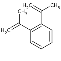 2d structure of 1,2-bis(prop-1-en-2-yl)benzene