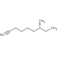 2d structure of (7R)-7-methylnon-1-yne