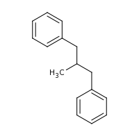 2d structure of (2-benzylpropyl)benzene