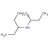 2d structure of (2R)-butan-2-yl(pentan-3-yl)amine