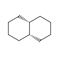 2d structure of decahydronaphthalene