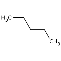 2d structure of pentane