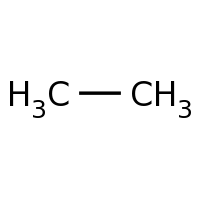 2d structure of ethane