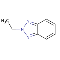 2d structure of 2-ethyl-2H-1,2,3-benzotriazole