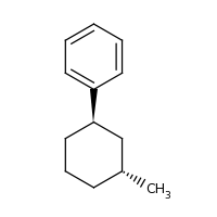 2d structure of [(1R,3R)-3-methylcyclohexyl]benzene
