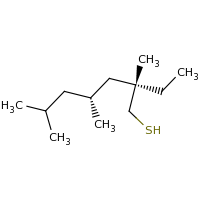 (2S,4R)-2-ethyl-2,4,6-trimethylheptane-1-thiol | Quantum Mechanical