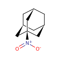 2d structure of 1-nitroadamantane