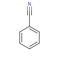 2d structure of benzonitrile