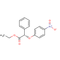 2d structure of ethyl (2S)-2-(4-nitrophenoxy)-2-phenylacetate