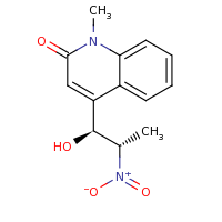 2d structure of 4-[(1S,2S)-1-hydroxy-2-nitropropyl]-1-methyl-1,2-dihydroquinolin-2-one