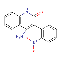 2d structure of 4-amino-3-(2-nitrophenyl)-1,2-dihydroquinolin-2-one