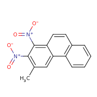 2d structure of 3-methyl-1,2-dinitrophenanthrene