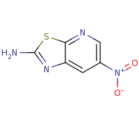 2d structure of 6-nitro-[1,3]thiazolo[5,4-b]pyridin-2-amine
