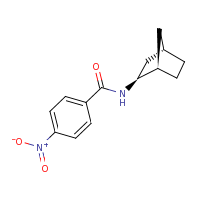 2d structure of N-[(1R,2S,4S)-bicyclo[2.2.1]heptan-2-yl]-4-nitrobenzamide