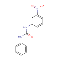 2d structure of 1-(3-nitrophenyl)-3-phenylurea