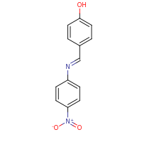 2d structure of 4-[N-(4-nitrophenyl)carboximidoyl]phenol