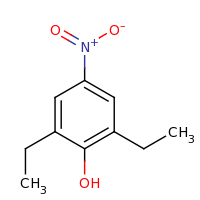 2d structure of 2,6-diethyl-4-nitrophenol