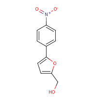 2d structure of [5-(4-nitrophenyl)furan-2-yl]methanol