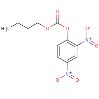 2d structure of butyl (2,4-dinitrophenyl) carbonate