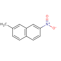 2d structure of 2-methyl-7-nitronaphthalene